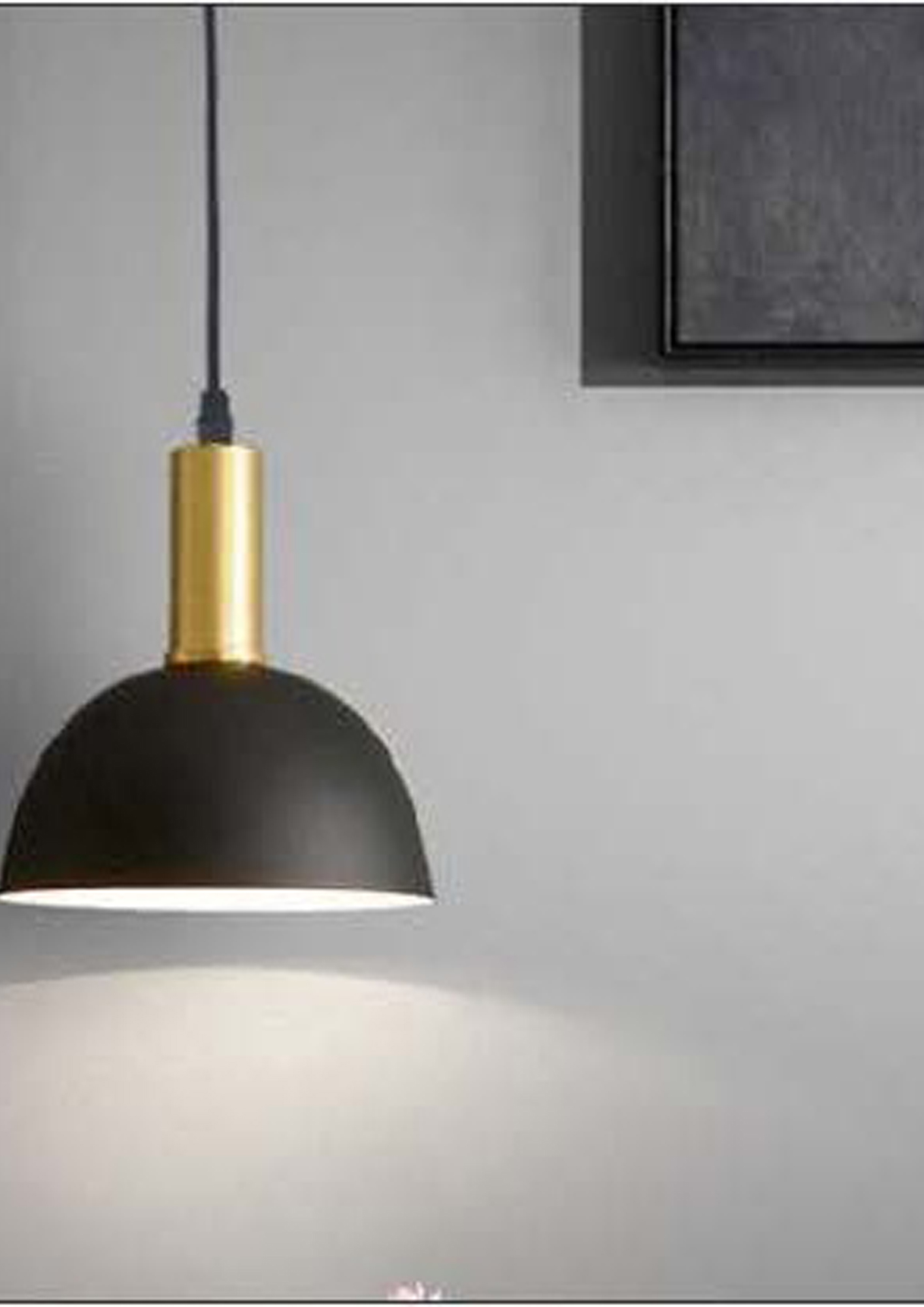 Beyond Lights - Brass Dome Pendant- GL